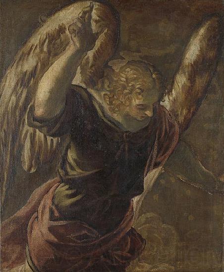 Jacopo Tintoretto Annunciation; the Angel Norge oil painting art